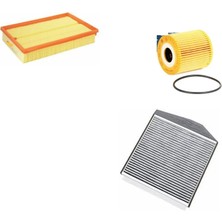 Sardes Filtre Seti Volvo V70 2.0 Turbo 180 Beygir Benzinli 2000-2006 3lü Hava + Yağ F. + Polen