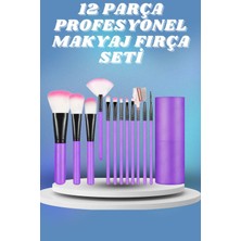 Maxdora 12 Parça Yumuşak Uçlu Makyaj Fırça Set-Göz ve Yüz Makyajı Için Fırça Set - MX002U-7JQ2W