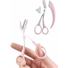 Maxdora 2'li Kaş Bakım Seti Taraklı Kaş Makası ve Kaş Usturası Kaş Şekillendirici - MX002U-7JHMR9