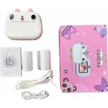 Maxdora Dijital Hd Video Kamera Çocuk Fotoğraf Makinesi  Anlık Termal Rulo - MX002U-7JHG51