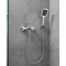 Maxdora Siyah Duş Seti El Duşu Başlığı Spiral Hortum Dayanıklı Banyo Duş Aksesuarı - MX002U-7K3EF