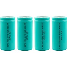 Hda 32700 3.2V 6000MAH Lifepo₄ Şarj Edilebilir Pil (Ev Blivex) 4 Adet