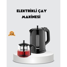 Maxdora Çaycı Cam Demlikli 1800W Güçlü ve Sıcak Tutmalı Elektrikli Çay Makinesi - MX002U-7JGSE1