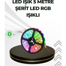 Maxdora Dekoratif Kumandalı Şerit LED 5 Metre - MX002U-7JRMW4