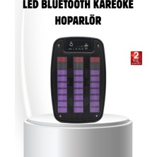 Maxdora 6.5” LED Işıklı Gts 1793 Bluetooth Hoparlör Güçlü Bass ve Fm Destekli - MX002U-7JGOX6