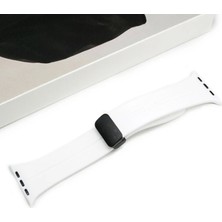 Maxdora Ally Apple Watch 7-8 41MM 6-5-4 40MM Manyetik Uçlu Silikon Kayış Kordon 3-2-1 38M - MX002U-7IYH1
