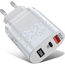 Maxdora Uslion 20W USB Qc3.0 Şarj Pd3.0 Hızlı Şarj Aleti Şarj BAŞLIK-(5775) - MX002U-7JOJ28