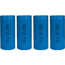 Hda 32700 3.2V 6000MAH Lifepo₄ Şarj Edilebilir Lityum Pil 4 Adet