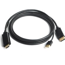 Lims Store Dark Dk-Cb-Ahdmıxdp2 HDMI To Displayport Dönüştürücü 2 Metre USB Güç Kablosu Destekli Kablo