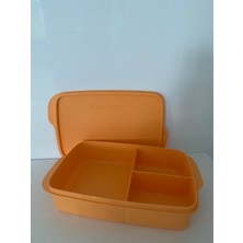 Tupperware Bölmeli Beslenme Kutusu 1lt Portakal