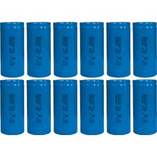 Hda 32700 3.2V 6000MAH Lifepo₄ Şarj Edilebilir Lityum Pil 12 Adet