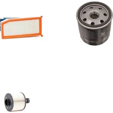 Sardes Filtre Seti Renault Captur 1.5 Dizel 2013-2019 3lü Hava + Yağ F. + Yakıt Filtre