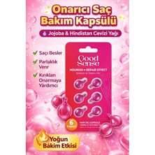 Good Sense Jojoba & Hindistan Cevizi Yağlı Saç Bakım Kapsülü 6’lı Onarıcı Parlaklık Veren Saç Serumu