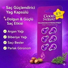 Good Sense Argan & Biberiye Yağlı Saç Bakım Kapsülü 6’lı Hacim Veren Saç Güçlendirici Serum