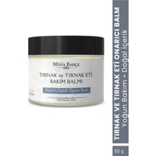 Minia Bahçe Tırnak ve Tırnak Eti Bakım Balmı - 50 ml | Yoğun Nemlendirici ve Güçlendirici Doğal Bakım
