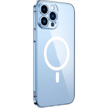 Techno Guru iPhone 13 Pro Max Kılıf Magsafe Özellikli Şık Sert ve Ince London Premium Pc Kapak