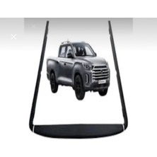 2018+SSANGYONG Grand Musso Kasa Kenar Koruma Çıtası 3 Parça