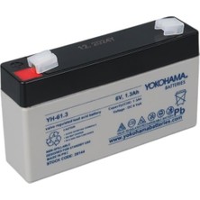 Yokohama Yh-61.3 6 Volt - 1.3 Amper Akü (98X25X52 Mm)