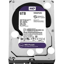 Western Digital WD60PURZ 6 Tb Sata6 64MB 7-24 Purple Harddisk