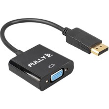 Fully G-539 10 cm Display Port Erkek To VGA Dişi Çevirici Kablo