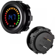 IC-230E 6-18 Volt Voltmetre Pano Tipi Akü Göstergeli 28 mm