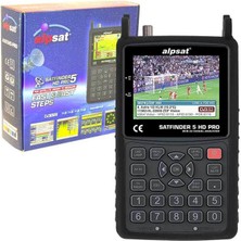Alpsat Satfinder 5 Hd Görüntülü Uydu Bulucu - Ahd-Tvı-Cvı Kmaera Test Monitörü
