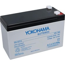 Yokohama YH-127.0 12 Volt 7 Amper Akü (150X65X90 Mm)