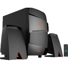 MD-671BT 2+1 40W RMS Siyah Multimedia Bluetooth Speaker Ev Sinema Sistemi USB SD FM Destekli
