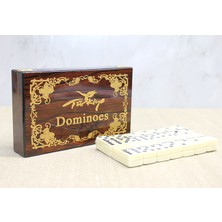 Ahşap Kutulu Domino Oyunu Model 3