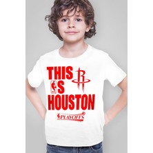 Rock&roll Rockets Basketbol Kısa Kollu Beyaz Erkek Çocuk Tişört