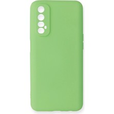 Mey İthalat Mey Ithalat®  Realme 7 Kılıf First Silikon - Yeşil