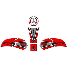 Rks Srk 125 R 2023 - 2025 Uyumlu Tank Pad Set