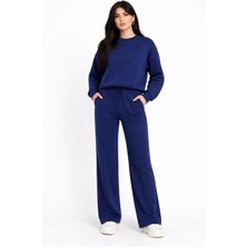 Balenbi Oversize Bisiklet Yaka Basic Modal Kadın Takım 1206 - Form Serisi