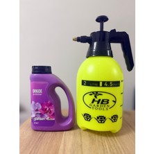 Akan Tarım Orkide Bitki Bakım Seti | Naturwin Orkide Sıvı Bitki Besini + 2 Lt Basınçlı Sprey Pompa