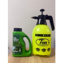 Akan Tarım Yeşil Bitkiler Bakım Seti | Naturwin Garden Yeşil Bitkiler Sıvı Bitki Besini + 2 Lt Sprey