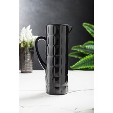 Mustran Arkilik Allegra 1,5 Lt Siyah Sürahi (Buzdolabı Kapak Rafına Sığar)