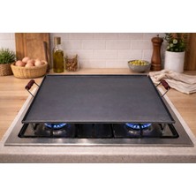 Luna Home Ocak Üstü Yufka ve Gözleme Sacı - Katmer, Bazlama Için Geniş Yüzeyli Sök-Tak Vidalı Ayak