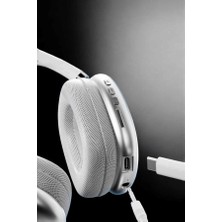 Beruflic P9 Air Max Kablosuz 5.0 Mikrofonlu Bluetooth Kulaklık Beyaz Yüksek Ses Kaliteli