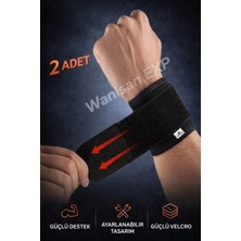Ankaflex 2 Adet Exp Ayarlanabilir Bilek Bandajı Ortopedik El Bileği Ateli Bilek Ateli Bileklik El Bileği Destekleme  Aparatı