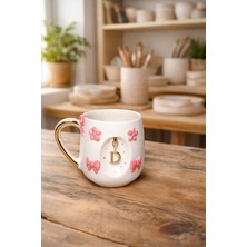 Ceresshop El Yapımı Kurdele Kupa Harf Charmlı (Sipariş Sonrası Harf Için Mesaj Atın!!)