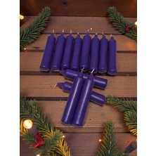 İV BLUE PURPLE Iv Blue Purple 12'li Mor Small Bakkal Mumu