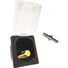 Babarvy Kapaklı Barbekü Gaz Çıkışı (Beyaz)