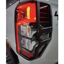 Aftermarket 2019+MİTSUBİSHİ L200 Arka Stop Koruma Kaplama Çerçevesi Siyah