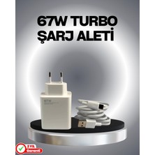Twin Store 67 Watt Güvenli Hızlı Şarj Adaptörü M31 M33 M51 Uyumlu