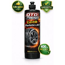 Can Oto Trend Lastik Parlatıcı Jel 400 ml – Uzun Süre Kalıcı Islak Görünüm ve Derin Parlaklık