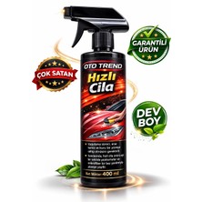 Oto Trend Hızlı Cila Sprey 400 ml – Araç Boya Parlatıcı, Hızlı ve Kolay Uygulama, Parlak Koruma