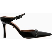 Kurt Geiger Strass Point 90 Taşlı Rugan Topuklu Kadın Mule