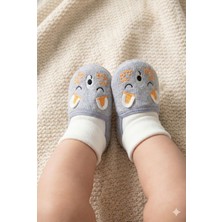 Numix Baby Kids Yumuşak Çoraplı Triko Bebek Ilk Adım Ayakkabı, Hafif, Sevimli, Sıcacık Patik-Panduf
