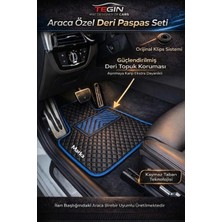 Tegin Mat Designer Of Cars Bmw 2 Serisi Premium Deri Paspas Siyah Deri Mavi Kenar