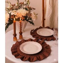Hobizer Tekstil Amerikan Servis Fırfırlı Supla 40X40CM